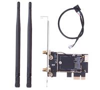 PartyKindom Adaptateur WiFi Pcie vers Ngff Ekey Accessoire De Pc Créatif pour Connexions sans Fil Rapides Compatible avec Les Ordinateurs pour Jeu Travail Prolongé