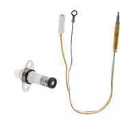 PartyKindom Aiguille Allumage pour Cuisinière à Gaz Thermocouple et Valve Électromagnétique Compatible Remplacement Facile pour Tables de Cuisson Encastrées