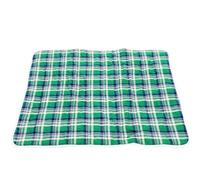 PartyKindom Alèse de Lit Lavable pour Incontinence Adulte Protection Matelas Imperméable Réutilisable Coussin Absorbant Antidérapant pour Soins Infirmiers Vert à Carreaux