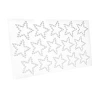 PartyKindom Autocollants Gemmes Visage Auto-adhésifs Strass Formes Variées 6.1 x 3.7 Pouces Bijoux De Maquillage Pour Festival Et Ongles