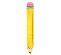 PartyKindom Ballon Crayon Gonflable Géant PVC 115X10 CM Jaune Accessoire de Rentrée Scolaire Décoration Fête Anniversaire Gonflable Extra Large pour Salle de Classe