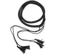 PartyKindom Bandeau foulard arabe pour hommes, accessoire de shemagh arabe en PU noir, ajustable et léger, pratique pour éviter que le foulard ne soit emporté par le vent