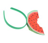 PartyKindom Bandeau Pastèque 3d Pour Adultes Et Garçon Et Filles, Accessoire Cheveux En Tissu Doux, Serrage-tête Thème Estival Et Fête Tropicale, Taille Unique Confortable