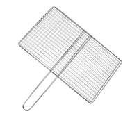 PartyKindom Barbecue Maille Panier à Griller pour Poissons Viande Légumes Outil De Cuisson Réutilisable pour Barbecue Extérieur