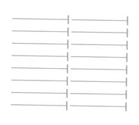 PartyKindom Barres en T Porte de Cage à Pigeons Voyageurs pour Élevage Colombophile, 16 Pièces en Fer Robuste, Mécanisme à Aiguille Unique, Accès Unidirectionnel pour Entraînement