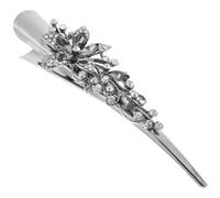 PartyKindom Barrette Cheveux Vintage avec Pince Décorative Forme de Corne Accessoire Coiffure Élégant et Maintien Sûr pour Fêtes et Usage