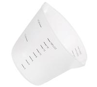 PartyKindom Bec Verseur Double Silicone Bol Doseur Gradué pour Pâtisserie Facile à Laver Compatible Lave et Réfrigérateur