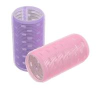 PartyKindom Bigoudis Jumbo Auto-agrippants 2 Pièces Ultra Grands Aluminium Chauffants pour Boucles Naturelles Femme Cheveux Fins Usage Quotidien