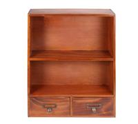 PartyKindom Bois Étagère Murale pour Rangement et Décoration Rétro | Modèle à Fixer sans Perçage, Salon ou Bureau, Organise et Expose Vos Objets Style Simple