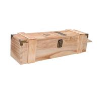 PartyKindom Boîte à Vin Rétro Boîte de Rangement pour Bouteille Protection Sécurisée pour Collection et Cadeaux pour Vin Rouge et Voyages