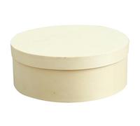 PartyKindom Boîte cadeau de mariage ronde avec couvercle Boîtes cadeaux rondes en peuplier pour cadeaux décoration boîte de rangement mini boîte décorative boîtes cadeaux petites boîtes en bois