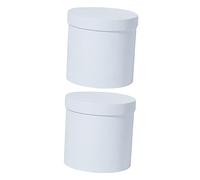PartyKindom Boîte De 2 Pièces Boîte à Bouquets Corsage Fleurs Mignon Décorations Petite Amie Faux Prise Des Couples Personnaliser Mariées Femme Valentin Souvenir Grand Blanche Papier Carton