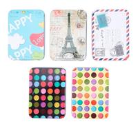 PartyKindom Boîte de Rangement Carrée en Fer-blanc Robuste et Fiable, Lot de 5 Pièces, pour Emballage Présent et Stockage de Bonbons