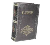 PartyKindom Boîte de Rangement en Bois Petite Taille pour Noël Boîte Présent Créative Style Biblique Décoration Festive pour Friandises et Petits Objets Motif Classique de Noël