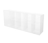 PartyKindom Boîte de Rangement Transparent pour Sachets de Thé Compartiments Organiseur Compact et Élégant pour Cuisine et Bureau Support Pratique pour Café Sucre et Snacks Dimensions