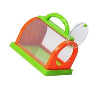 PartyKindom Boîte Observation Insectes pour Garçon Fille Conteneur Plastique pour Explorer Nature pour Observation des Insectes Fleurs Design