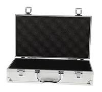 PartyKindom Boîte Portable Aluminium Mallette De Transport Boîte à Outils De Capacité Conteneur pour Accessoires Et Objets