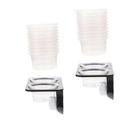 PartyKindom Bol à Ventouse pour Reptiles Bassin Amovible Compact pour Nourriture et Eau Accessoire Pratique pour Cage de Reptile et Gecko Couleur Aléatoire Couleur Aléatoire