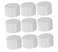 PartyKindom Bouchon de Tuyau en PVC 40Mm Lot de 10 Adaptateur de Raccord Capuchon de Vidange Installation Rapide pour Meubles Maison Jardin Étagère Usage Industriel