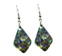 PartyKindom Boucles D'oreilles Coquillages En Alliage Naturel, Pendentif Coquille D'ormeau Angulaire, Bijoux Pour Femmes Et Filles, Accessoire Élégant Pour Travail Et Sortie