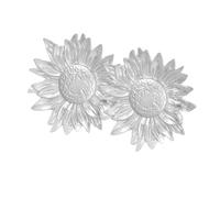 PartyKindom Boucles Oreilles Fleur pour Femmes Écouteurs Accessoire Élégant et Délicat pour Toutes Occasions