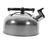 PartyKindom Bouilloire Inox Épaisse pour Gazinière et Induction Poignée Confortable Chauffage Rapide pour Thé Café Vin Chaud à