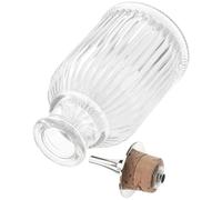 PartyKindom Bouteille D’amers Japonaise 90ml Bouchon, Décorative en Verre | Conserve les Amers Frais, Bouchon en Verre Amovible, Joint Étanche, pour Maison et Restaurant