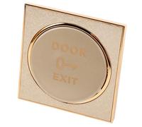 PartyKindom Bouton de Sortie Pratique et Facile à Gérer et Design en Grille en Acier Inoxydable Support Monobloc Installation Côté Porte