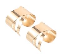 PartyKindom Bracelet Jonc Ouvert Ajustable Style Punk Forme Irrégulière Bijoux Ajourés Pour Poignet Manchette Large Réglable