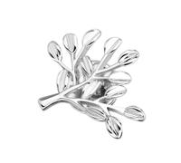 PartyKindom Broche Arbre De Vie Argent Élégante Broche Pin Créative Pour Femme Accessoire Costume Et Cadeau Anniversaire Fête Des Mères
