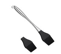 PartyKindom Brosse à Barbecue Silicone Haute Température avec Tête Amovible Brosse à Huile Portable pour Badigeonnage Barbecue Accessoire Cuisson et Pratique