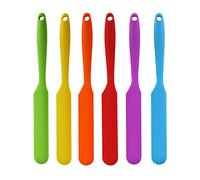 PartyKindom Brosse à Teindre Multifonction Silicone pour Coloration Capillaire et Traitements Outil de Grattage de Crème Bleu