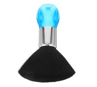 PartyKindom Brosse de Nettoyage pour Coiffeur Brosse à Poussière Douce pour Élimination Outil Pratique pour Salon et Usage Domestique Transparente Bleue