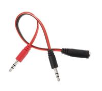 PartyKindom Câble Adaptateur Audio Tpe Résistant Doubleur Jack Mâle vers Femelle pour Microphone et Casque Compatible Smartphones PC