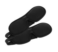 PartyKindom Cache-Œil 3D en Mousse Mémoire Lot de 2 Masques de Sommeil Couvre-Yeux Ajustable pour Sieste et Voyage Confort pour Bureau et Avion Masque Anti-Lumière et Hommes