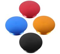 PartyKindom Cache-poussière Protection Anti-poussière Légère Ajustement Aérodynamique en Alliage D'aluminium de Pédalier Lot de 4 Pièces pour Vélo de Route