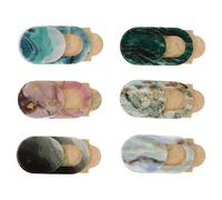 PartyKindom Cache-webcams à Motif Marbre 6pcs pour Ordinateur Portable, Léger et Sûr, en Abs, Protection Pratique Caméra de Confidentialité