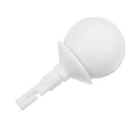 PartyKindom Canne De Marche Avec Tête Rotative Boule Accessoire Pour Cannes De Guidage Tip Anti-glisse Sécurité Pour Malvoyants Durable Blanc