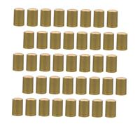 PartyKindom Capsules Rétractables et Colmateur de Fuite en PVC Or 150pcs, Étanchéité Forte pour Bouteilles de Vin Usage Domestique et Restaurant