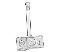 PartyKindom Carafe à Vin Verre Transparent Distributeur de Vin Forme de Marteau Décanteur à Whisky Élégant et Créatif pour Expérience de Dégustation Unique