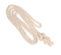 PartyKindom Ceinture en corde de chanvre tressée - Corde à nouer - Ceinture médiévale - Ceinture médiévale pour femme - Ceinture en corde de renaissance - Parure de lit en coton - Beige
