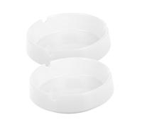 PartyKindom Cendrier en Plastique Incassable Lot de 2 aux Chocs Moderne pour Maison et Bureau Cendrier d'Extérieur Facile à Nettoyer