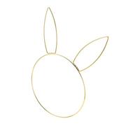 PartyKindom Cerceau tête de Lapin Cadre de Couronne de Lapin Forme de Couronne de Lapin Bricolage de Pâques Accessoire de Pâques décor d'anneau tête de Lapin Artisanat de Couronne de Pâques