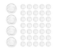 PartyKindom Chaîne de Perles pour Stores Verticaux Pom 40pcs, Fixation Transparente pour Rideaux, Butée de Chaîne Invisible pour Remplacement ou Réparation Facile