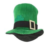 PartyKindom Chapeau De Trèfle Costume De Lutin Hommes Costume De Lutin A Chapeau De Caca Déguisement Saint Patrick Déguisement Porte- Vert Chiffon