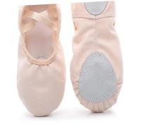 PartyKindom Chaussures de Ballet sans Lacets pour Danse Légère Semelle Antidérapante Chaussures de Yoga et Danse pour Filles et Femmes Rose