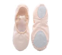 PartyKindom Chaussures De Danse sans Lacets Souples Semelle Antidérapante en Tissu Élastique Rose Femme Yoga Ballet Taille 40