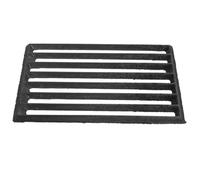 PartyKindom Cheminée Fonte Résistante pour Barbecue et Poêle Support de Feu Rectangulaire Robuste pour Bûches