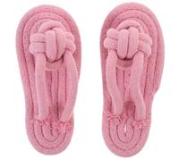 PartyKindom Chien Résistant aux Morsures en Corde de Coton Forme Pantoufle 2pcs pour Protéger la Santé Dentaire et Divertir Les Chiens Couleur Aléatoire