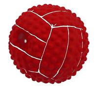 PartyKindom Chiot Latex avec Balle de Nettoyage Dentaire Résistante Mastication Interactif pour Chien Rouge pour Dents de Lait
